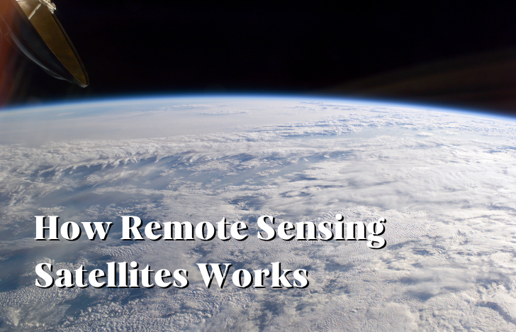 How do remote sensing satellites work