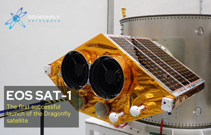 The first successful launch of a Dragonfly satellite EOS SAT-1