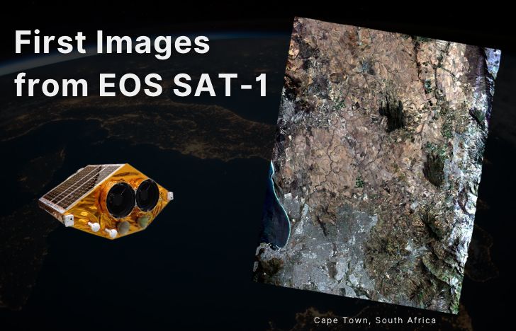 Dragonfly Aerospace Unveils Spectacular First Images from EOS SAT-1